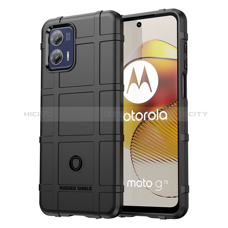 Silikon Hülle Handyhülle Ultra Dünn Flexible Schutzhülle 360 Grad Ganzkörper Tasche J01S für Motorola Moto G73 5G