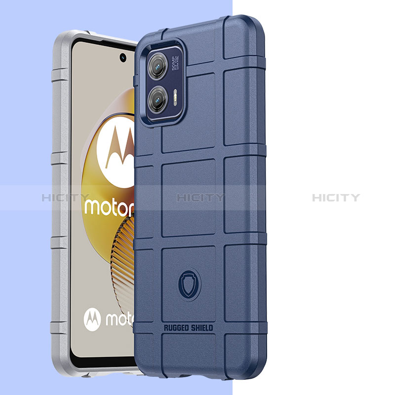 Silikon Hülle Handyhülle Ultra Dünn Flexible Schutzhülle 360 Grad Ganzkörper Tasche J01S für Motorola Moto G73 5G groß