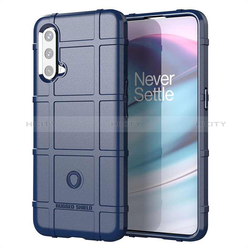 Silikon Hülle Handyhülle Ultra Dünn Flexible Schutzhülle 360 Grad Ganzkörper Tasche J01S für OnePlus Nord CE 5G groß