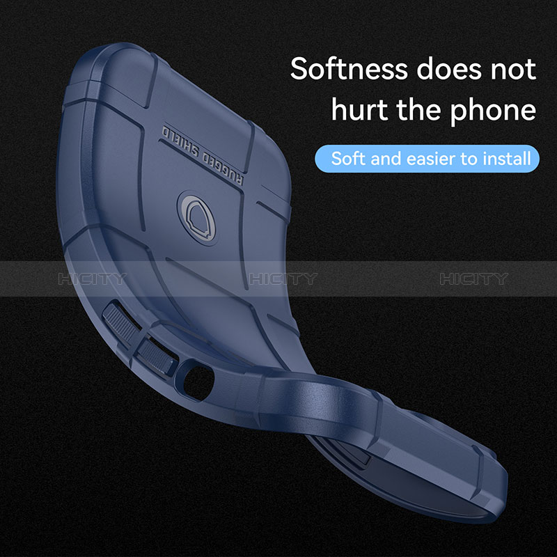 Silikon Hülle Handyhülle Ultra Dünn Flexible Schutzhülle 360 Grad Ganzkörper Tasche J01S für Realme 9 4G groß