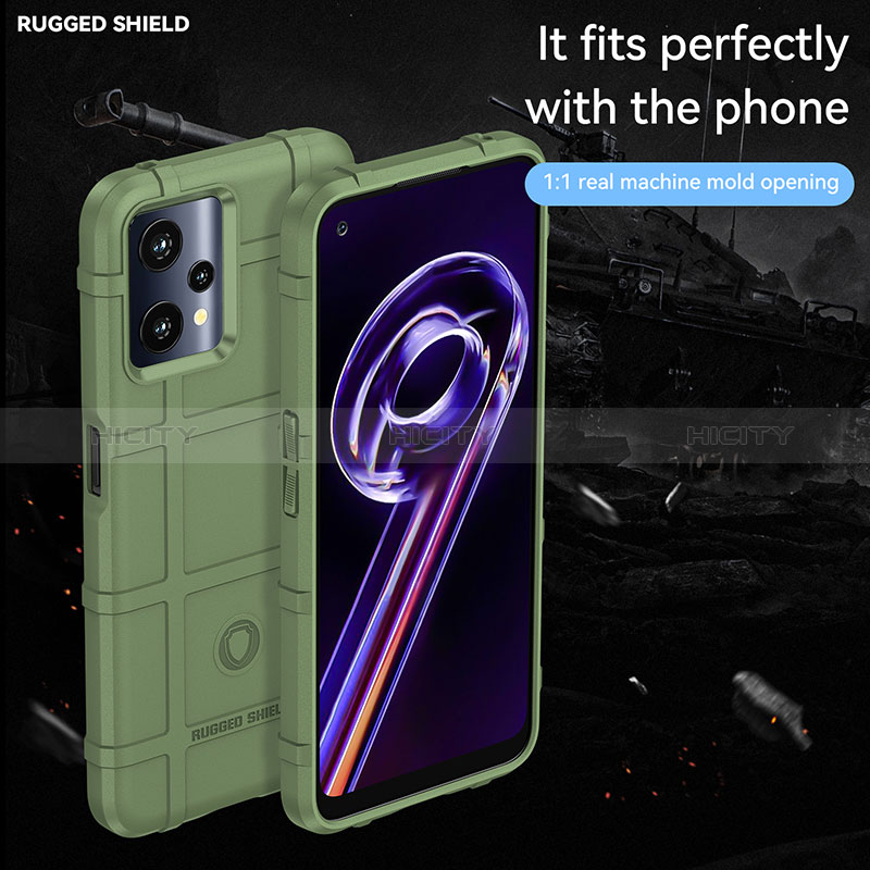 Silikon Hülle Handyhülle Ultra Dünn Flexible Schutzhülle 360 Grad Ganzkörper Tasche J01S für Realme 9 Pro 5G groß