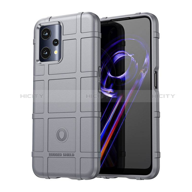 Silikon Hülle Handyhülle Ultra Dünn Flexible Schutzhülle 360 Grad Ganzkörper Tasche J01S für Realme 9 Pro 5G Grau Plus