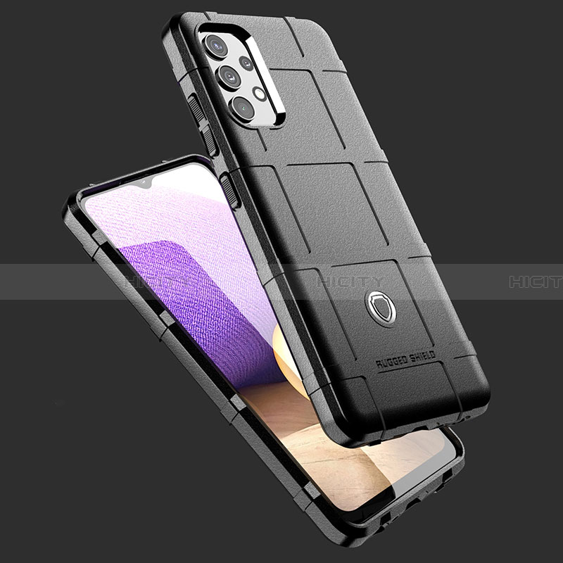 Silikon Hülle Handyhülle Ultra Dünn Flexible Schutzhülle 360 Grad Ganzkörper Tasche J01S für Samsung Galaxy A32 5G groß