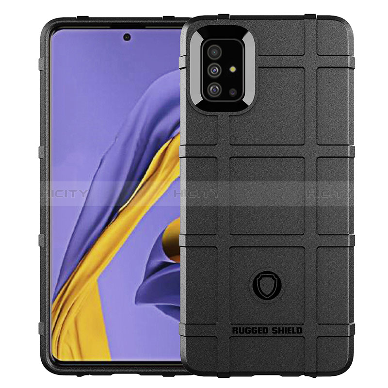 Silikon Hülle Handyhülle Ultra Dünn Flexible Schutzhülle 360 Grad Ganzkörper Tasche J01S für Samsung Galaxy A51 4G