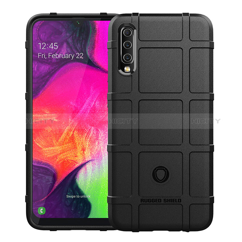 Silikon Hülle Handyhülle Ultra Dünn Flexible Schutzhülle 360 Grad Ganzkörper Tasche J01S für Samsung Galaxy A70