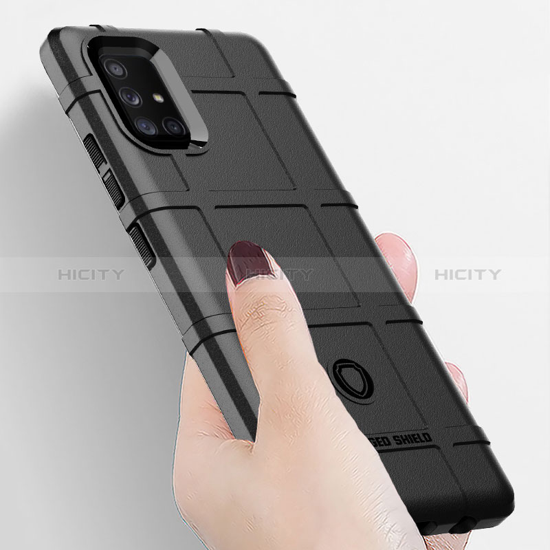 Silikon Hülle Handyhülle Ultra Dünn Flexible Schutzhülle 360 Grad Ganzkörper Tasche J01S für Samsung Galaxy A71 4G A715