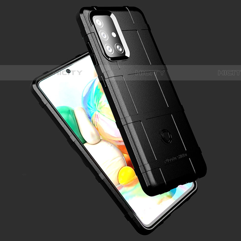 Silikon Hülle Handyhülle Ultra Dünn Flexible Schutzhülle 360 Grad Ganzkörper Tasche J01S für Samsung Galaxy A72 4G