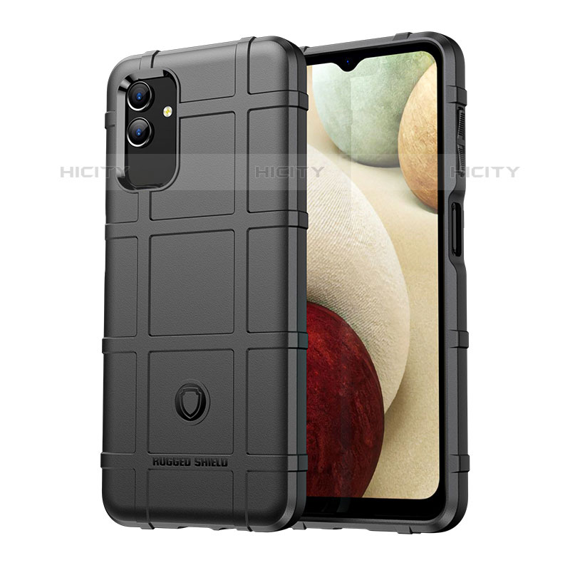 Silikon Hülle Handyhülle Ultra Dünn Flexible Schutzhülle 360 Grad Ganzkörper Tasche J01S für Samsung Galaxy M13 5G Schwarz Plus