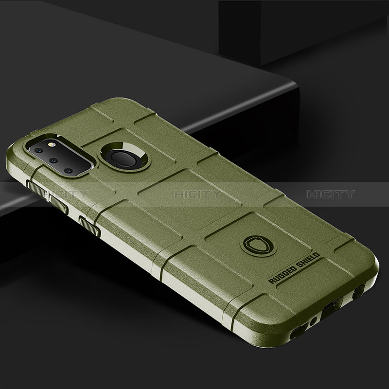 Silikon Hülle Handyhülle Ultra Dünn Flexible Schutzhülle 360 Grad Ganzkörper Tasche J01S für Samsung Galaxy M21