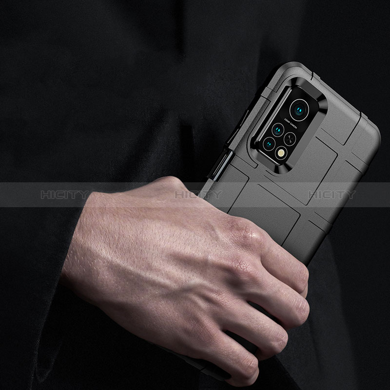 Silikon Hülle Handyhülle Ultra Dünn Flexible Schutzhülle 360 Grad Ganzkörper Tasche J01S für Xiaomi Mi 10T 5G groß