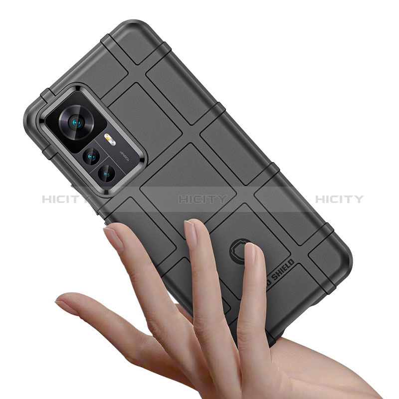 Silikon Hülle Handyhülle Ultra Dünn Flexible Schutzhülle 360 Grad Ganzkörper Tasche J01S für Xiaomi Mi 12T 5G groß