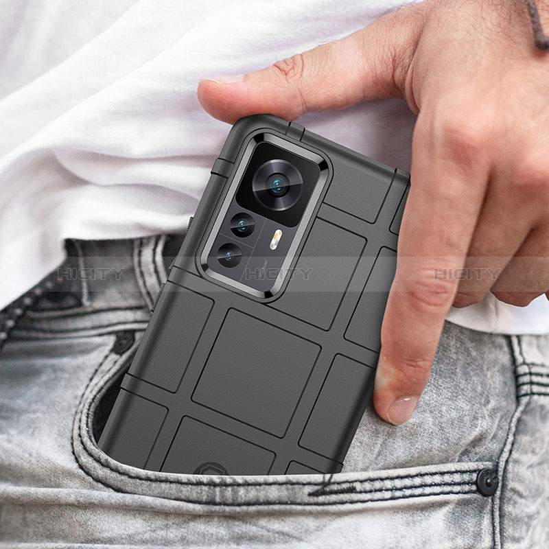 Silikon Hülle Handyhülle Ultra Dünn Flexible Schutzhülle 360 Grad Ganzkörper Tasche J01S für Xiaomi Mi 12T Pro 5G groß