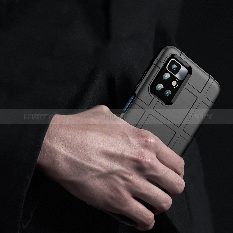 Silikon Hülle Handyhülle Ultra Dünn Flexible Schutzhülle 360 Grad Ganzkörper Tasche J01S für Xiaomi Redmi Note 11 4G (2021) groß