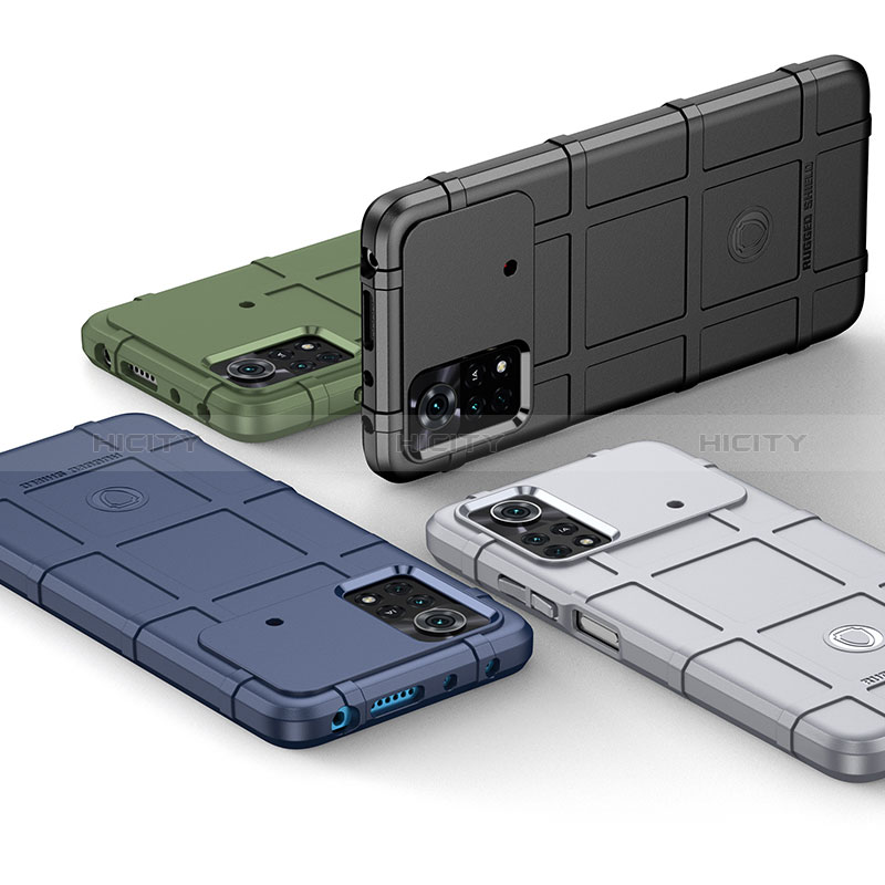 Silikon Hülle Handyhülle Ultra Dünn Flexible Schutzhülle 360 Grad Ganzkörper Tasche J01S für Xiaomi Redmi Note 11E Pro 5G groß