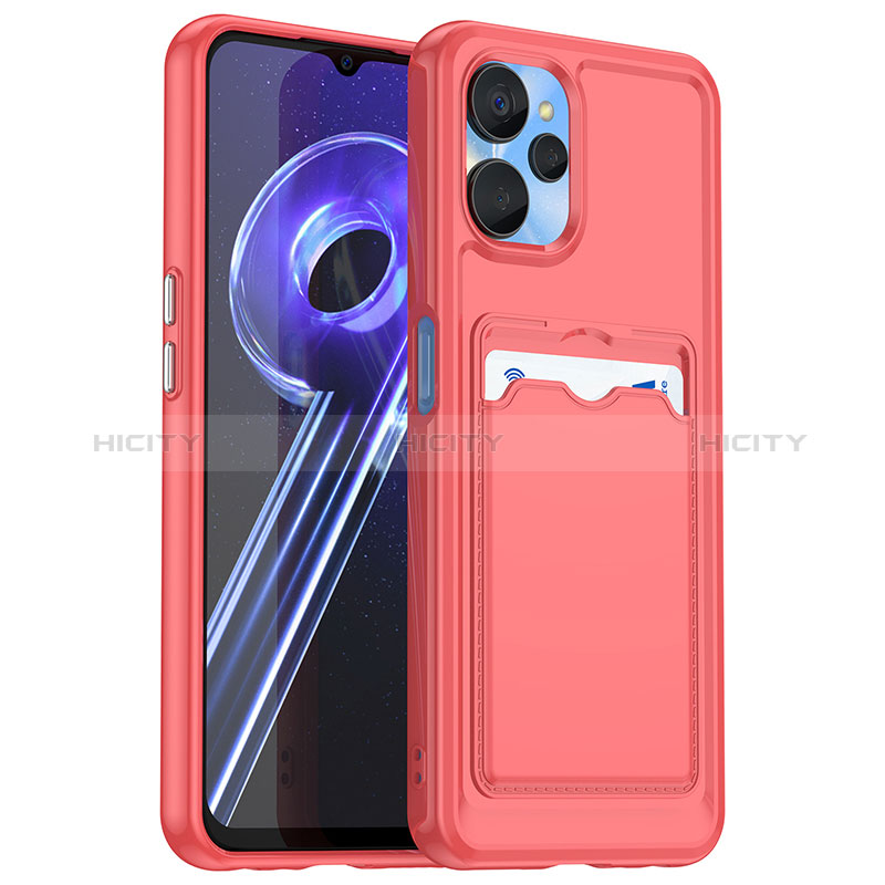 Silikon Hülle Handyhülle Ultra Dünn Flexible Schutzhülle 360 Grad Ganzkörper Tasche J02S für Realme 10 5G Rot