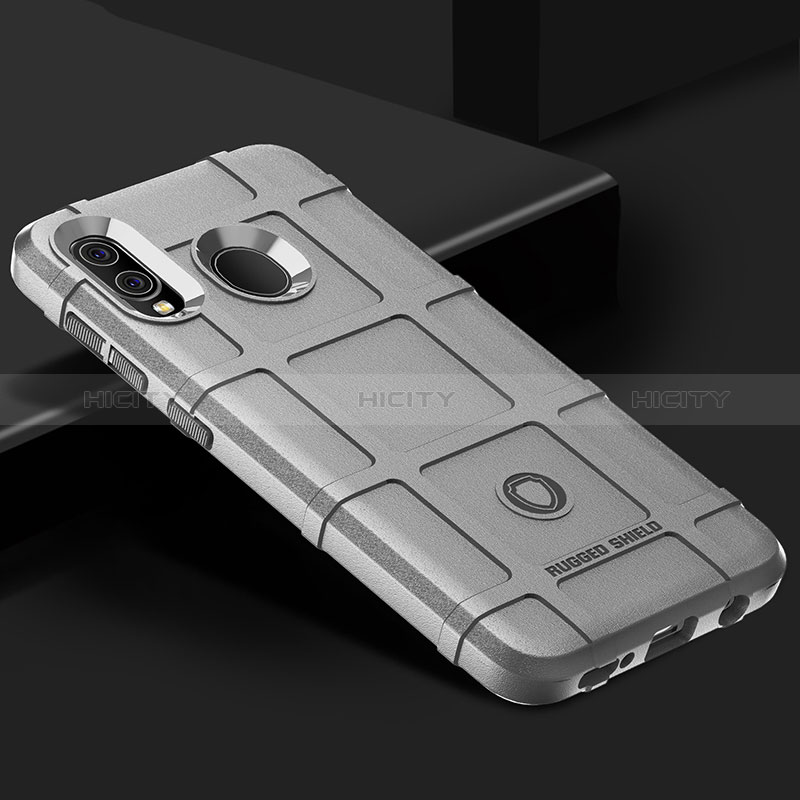 Silikon Hülle Handyhülle Ultra Dünn Flexible Schutzhülle 360 Grad Ganzkörper Tasche J02S für Samsung Galaxy A20