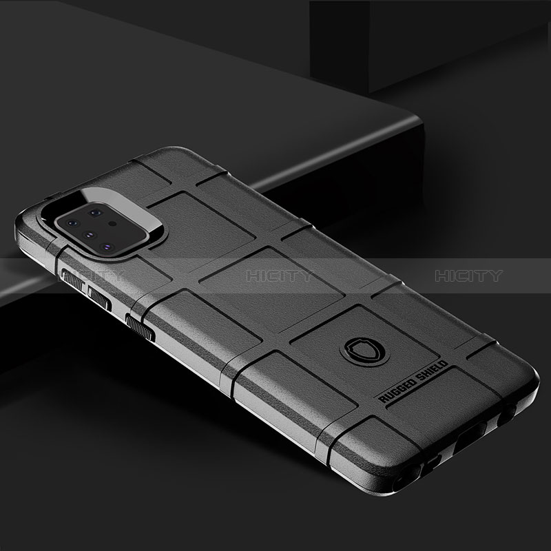 Silikon Hülle Handyhülle Ultra Dünn Flexible Schutzhülle 360 Grad Ganzkörper Tasche J02S für Samsung Galaxy A81 groß