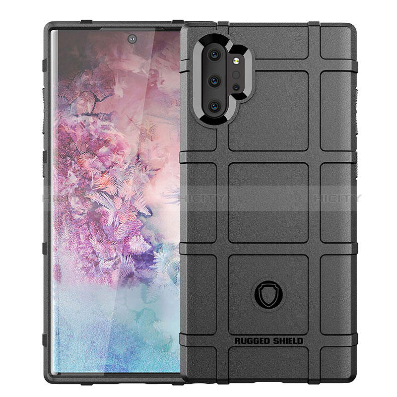 Silikon Hülle Handyhülle Ultra Dünn Flexible Schutzhülle 360 Grad Ganzkörper Tasche J02S für Samsung Galaxy Note 10 Plus 5G groß