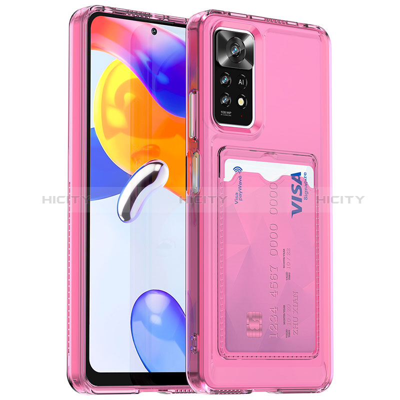 Silikon Hülle Handyhülle Ultra Dünn Flexible Schutzhülle 360 Grad Ganzkörper Tasche J02S für Xiaomi Mi 11i 5G (2022) Pink