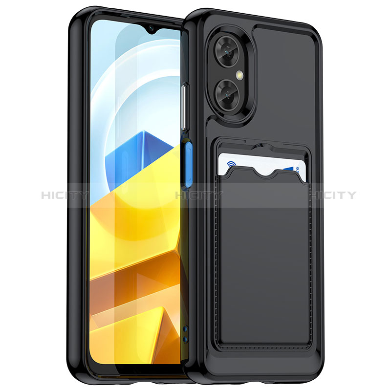 Silikon Hülle Handyhülle Ultra Dünn Flexible Schutzhülle 360 Grad Ganzkörper Tasche J02S für Xiaomi Redmi Note 11R 5G Schwarz