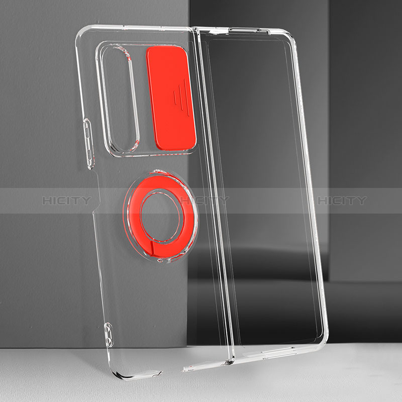 Silikon Hülle Handyhülle Ultra Dünn Flexible Schutzhülle 360 Grad Ganzkörper Tasche MJ1 für Samsung Galaxy Z Fold3 5G
