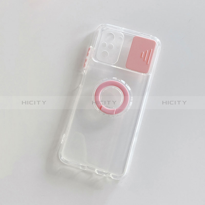 Silikon Hülle Handyhülle Ultra Dünn Flexible Schutzhülle 360 Grad Ganzkörper Tasche MJ1 für Xiaomi Redmi Note 10S 4G Rosa Plus