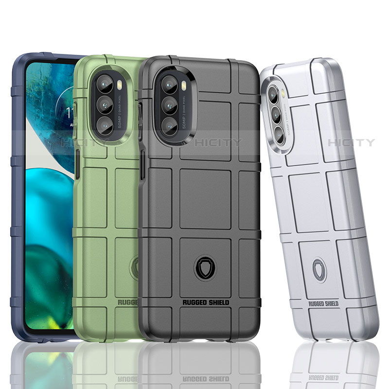 Silikon Hülle Handyhülle Ultra Dünn Flexible Schutzhülle 360 Grad Ganzkörper Tasche S01 für Motorola Moto G82 5G