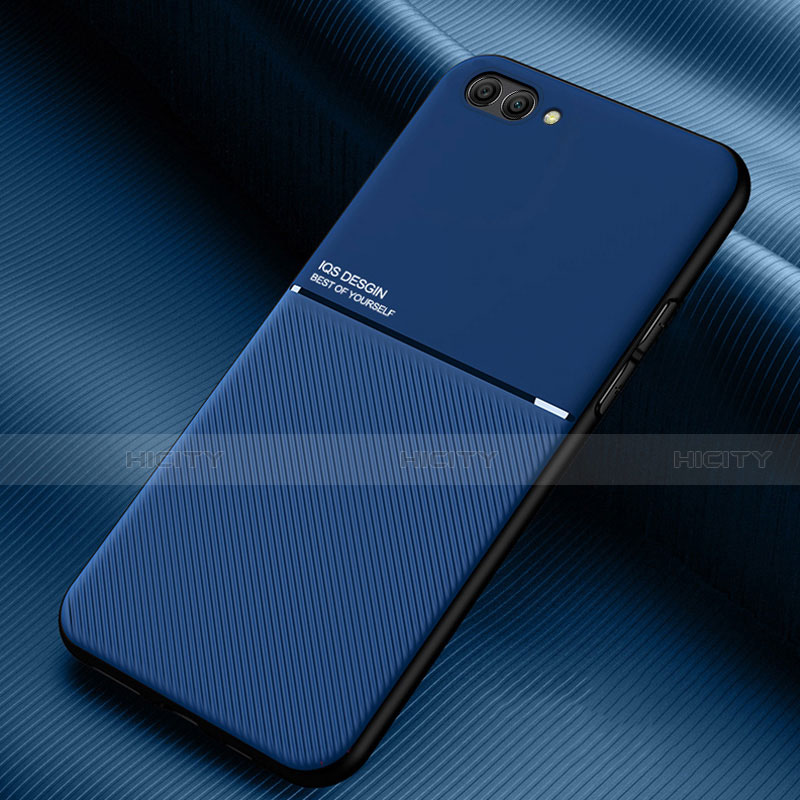 Silikon Hülle Handyhülle Ultra Dünn Flexible Schutzhülle 360 Grad Ganzkörper Tasche S01 für Oppo A12e Blau