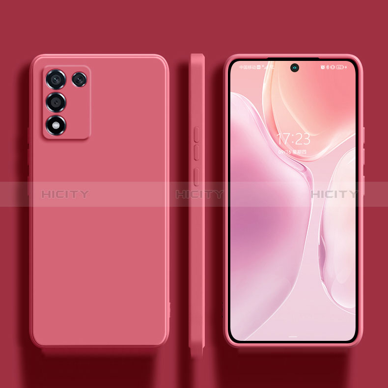 Silikon Hülle Handyhülle Ultra Dünn Flexible Schutzhülle 360 Grad Ganzkörper Tasche S01 für Oppo K9S 5G Pink