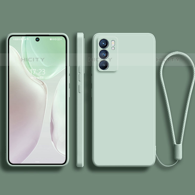 Silikon Hülle Handyhülle Ultra Dünn Flexible Schutzhülle 360 Grad Ganzkörper Tasche S01 für Oppo Reno6 Pro 5G India