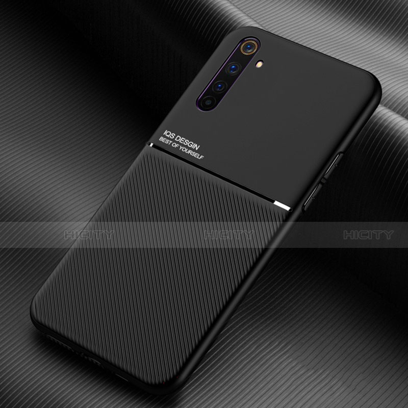 Silikon Hülle Handyhülle Ultra Dünn Flexible Schutzhülle 360 Grad Ganzkörper Tasche S01 für Realme 6 Pro Schwarz