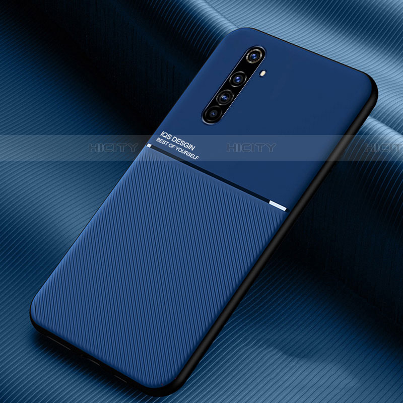 Silikon Hülle Handyhülle Ultra Dünn Flexible Schutzhülle 360 Grad Ganzkörper Tasche S01 für Realme X50 Pro 5G Blau