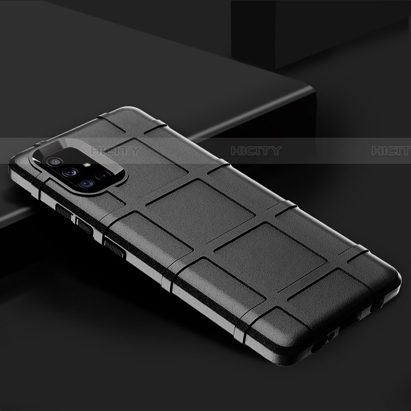 Silikon Hülle Handyhülle Ultra Dünn Flexible Schutzhülle 360 Grad Ganzkörper Tasche S01 für Samsung Galaxy A71 5G groß