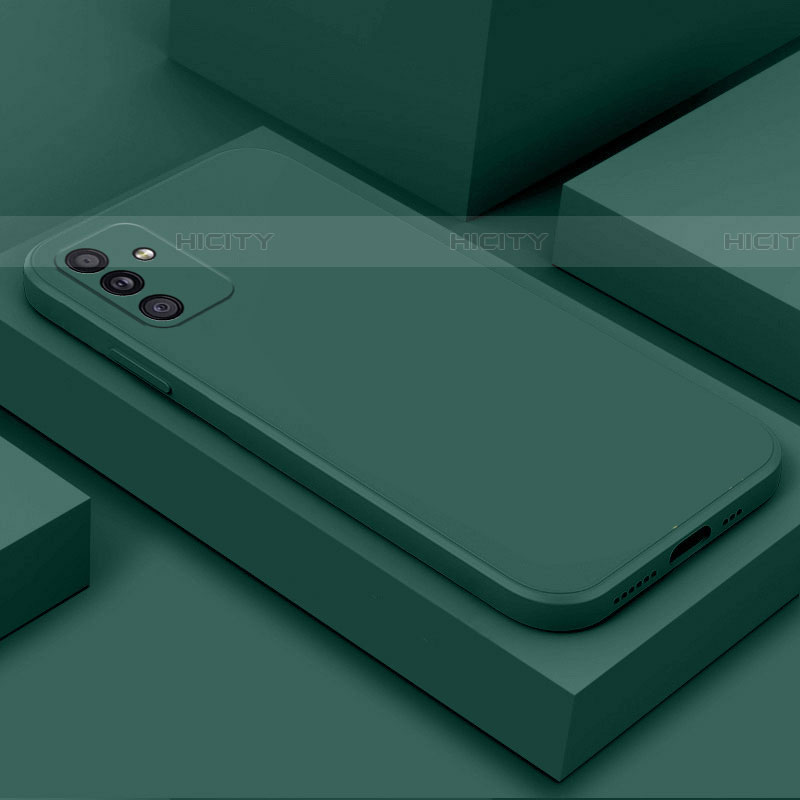 Silikon Hülle Handyhülle Ultra Dünn Flexible Schutzhülle 360 Grad Ganzkörper Tasche S01 für Samsung Galaxy A82 5G Nachtgrün Plus