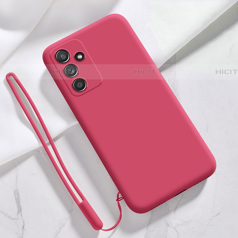 Silikon Hülle Handyhülle Ultra Dünn Flexible Schutzhülle 360 Grad Ganzkörper Tasche S01 für Samsung Galaxy F23 5G Pink Plus