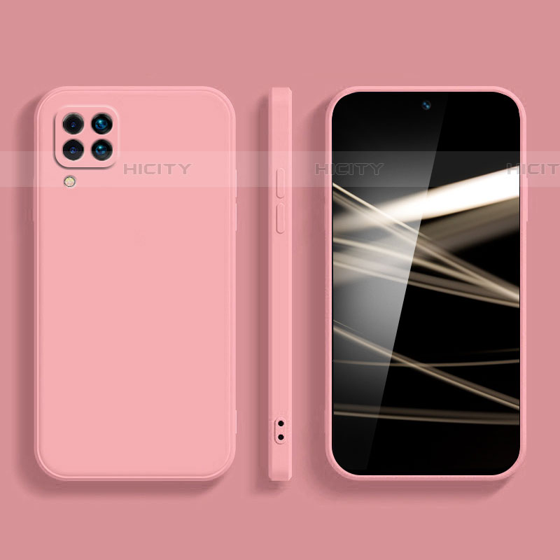 Silikon Hülle Handyhülle Ultra Dünn Flexible Schutzhülle 360 Grad Ganzkörper Tasche S01 für Samsung Galaxy F62 5G Rosa