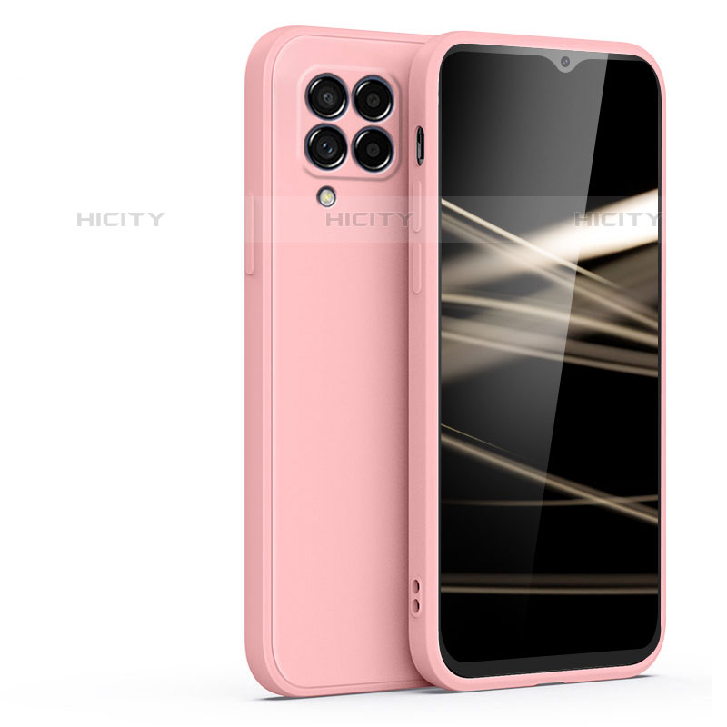 Silikon Hülle Handyhülle Ultra Dünn Flexible Schutzhülle 360 Grad Ganzkörper Tasche S01 für Samsung Galaxy M42 5G Rosa Plus