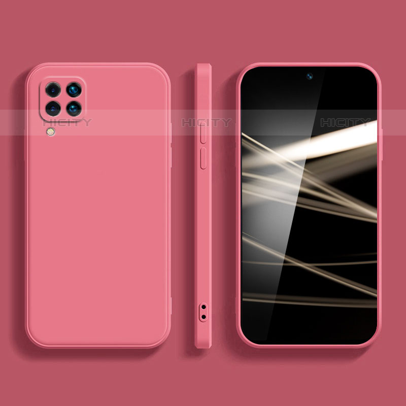 Silikon Hülle Handyhülle Ultra Dünn Flexible Schutzhülle 360 Grad Ganzkörper Tasche S01 für Samsung Galaxy M62 4G Pink