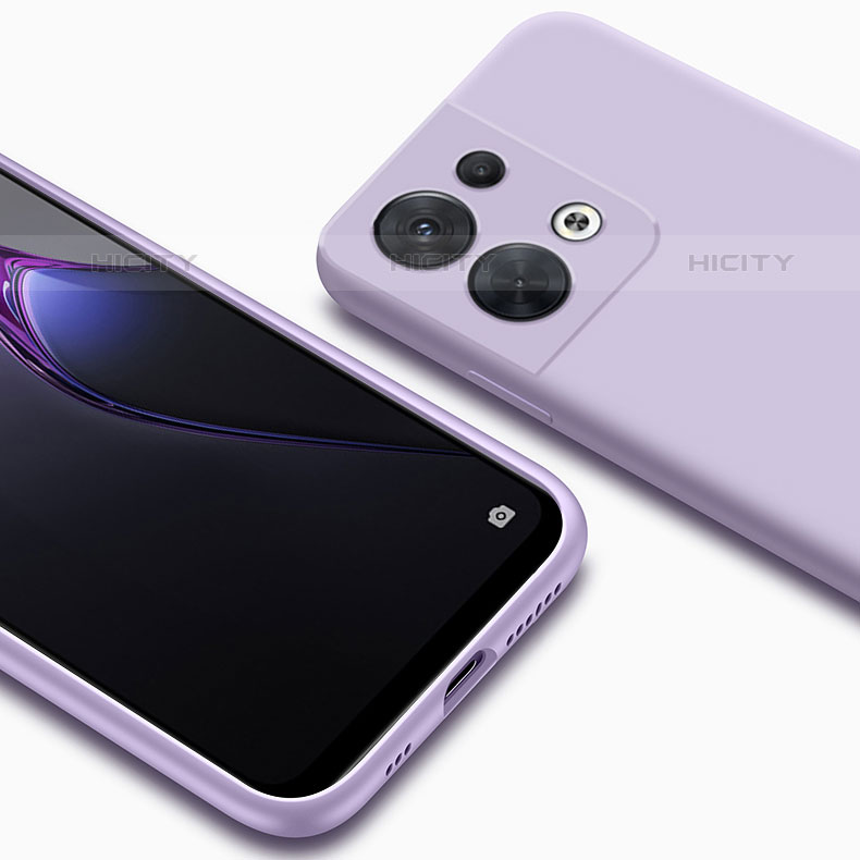 Silikon Hülle Handyhülle Ultra Dünn Flexible Schutzhülle 360 Grad Ganzkörper Tasche S02 für Oppo Reno8 Pro 5G