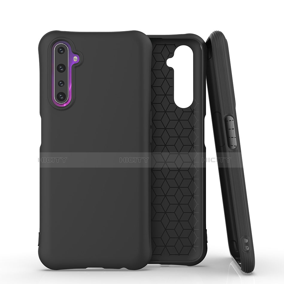 Silikon Hülle Handyhülle Ultra Dünn Flexible Schutzhülle 360 Grad Ganzkörper Tasche S02 für Realme 6 Pro