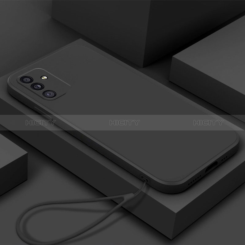 Silikon Hülle Handyhülle Ultra Dünn Flexible Schutzhülle 360 Grad Ganzkörper Tasche S02 für Samsung Galaxy A15 4G Schwarz Plus