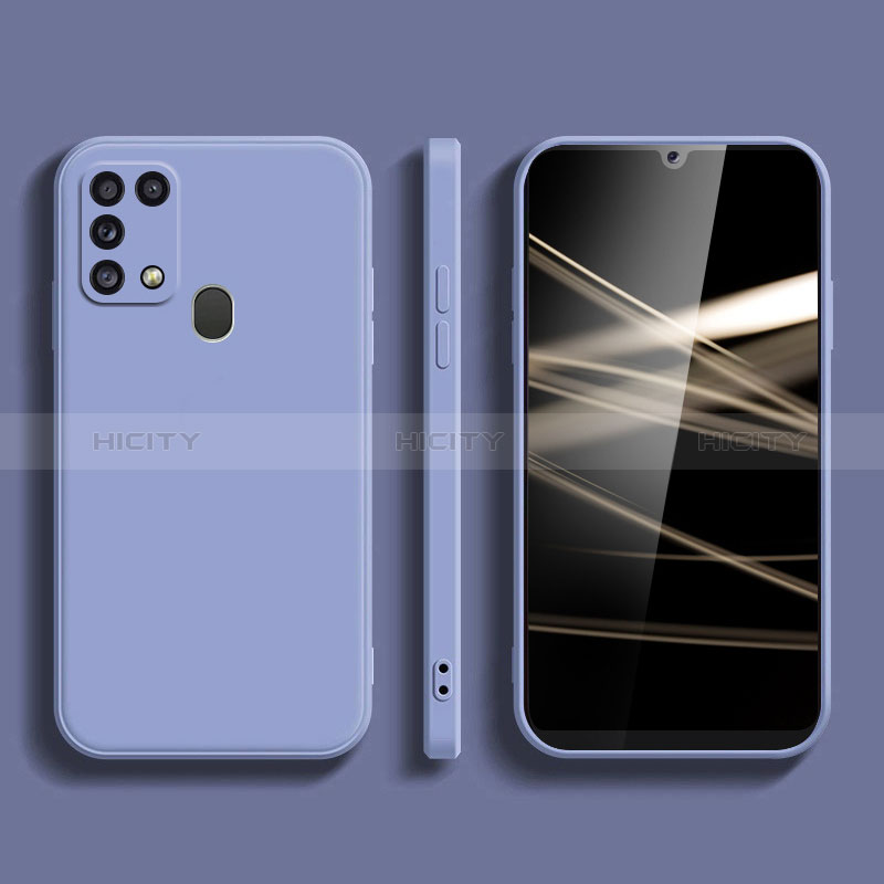 Silikon Hülle Handyhülle Ultra Dünn Flexible Schutzhülle 360 Grad Ganzkörper Tasche S02 für Samsung Galaxy M31 groß