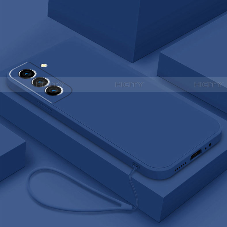 Silikon Hülle Handyhülle Ultra Dünn Flexible Schutzhülle 360 Grad Ganzkörper Tasche S02 für Samsung Galaxy S21 FE 5G groß