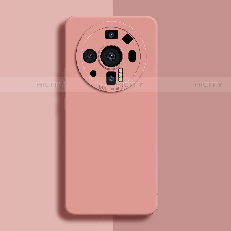 Silikon Hülle Handyhülle Ultra Dünn Flexible Schutzhülle 360 Grad Ganzkörper Tasche S02 für Xiaomi Mi 12S Ultra 5G Rosa Plus