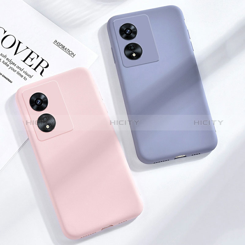 Silikon Hülle Handyhülle Ultra Dünn Flexible Schutzhülle 360 Grad Ganzkörper Tasche S03 für Oppo A1 Pro 5G