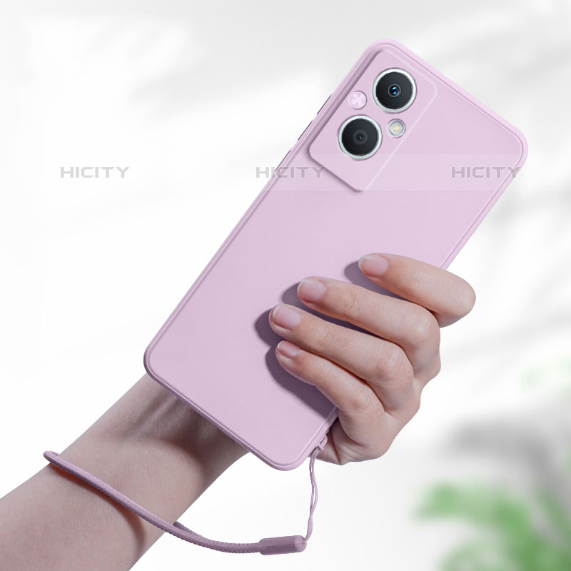 Silikon Hülle Handyhülle Ultra Dünn Flexible Schutzhülle 360 Grad Ganzkörper Tasche S03 für Oppo F21 Pro 5G groß