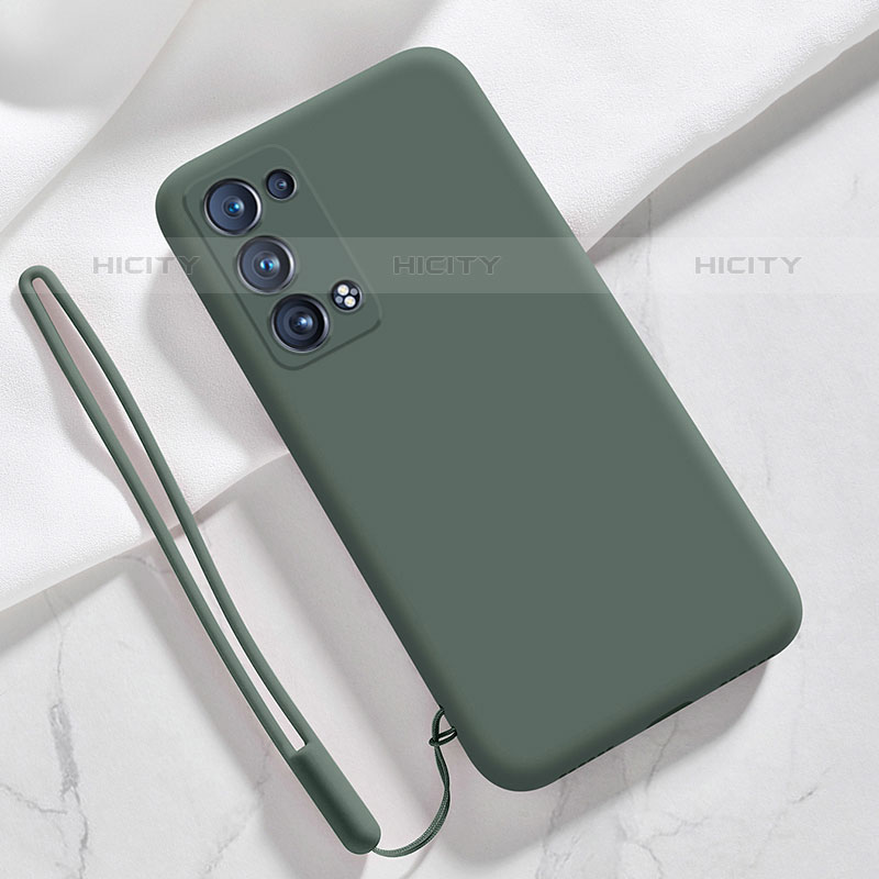 Silikon Hülle Handyhülle Ultra Dünn Flexible Schutzhülle 360 Grad Ganzkörper Tasche S03 für Oppo Reno6 Pro 5G