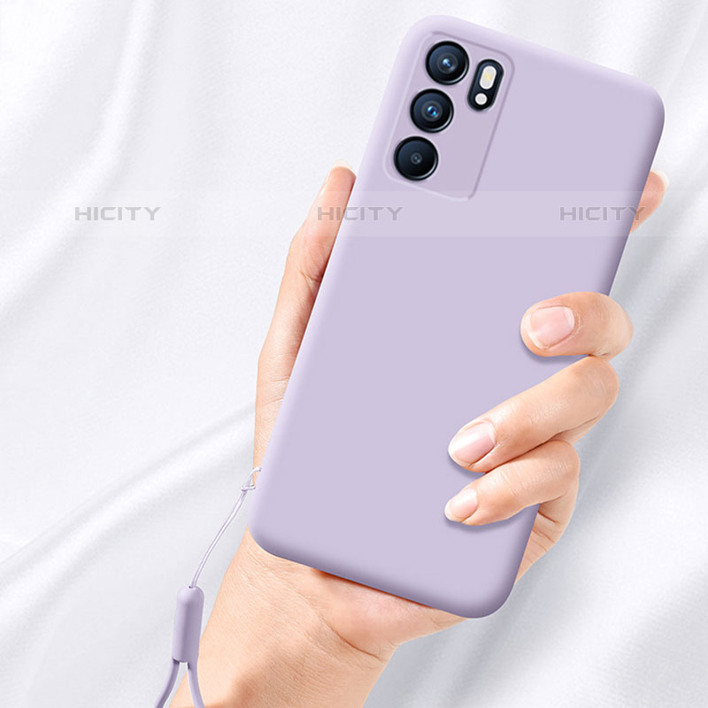 Silikon Hülle Handyhülle Ultra Dünn Flexible Schutzhülle 360 Grad Ganzkörper Tasche S03 für Oppo Reno6 Pro 5G India groß