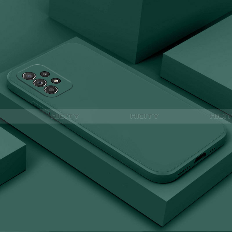 Silikon Hülle Handyhülle Ultra Dünn Flexible Schutzhülle 360 Grad Ganzkörper Tasche S03 für Samsung Galaxy A32 5G groß