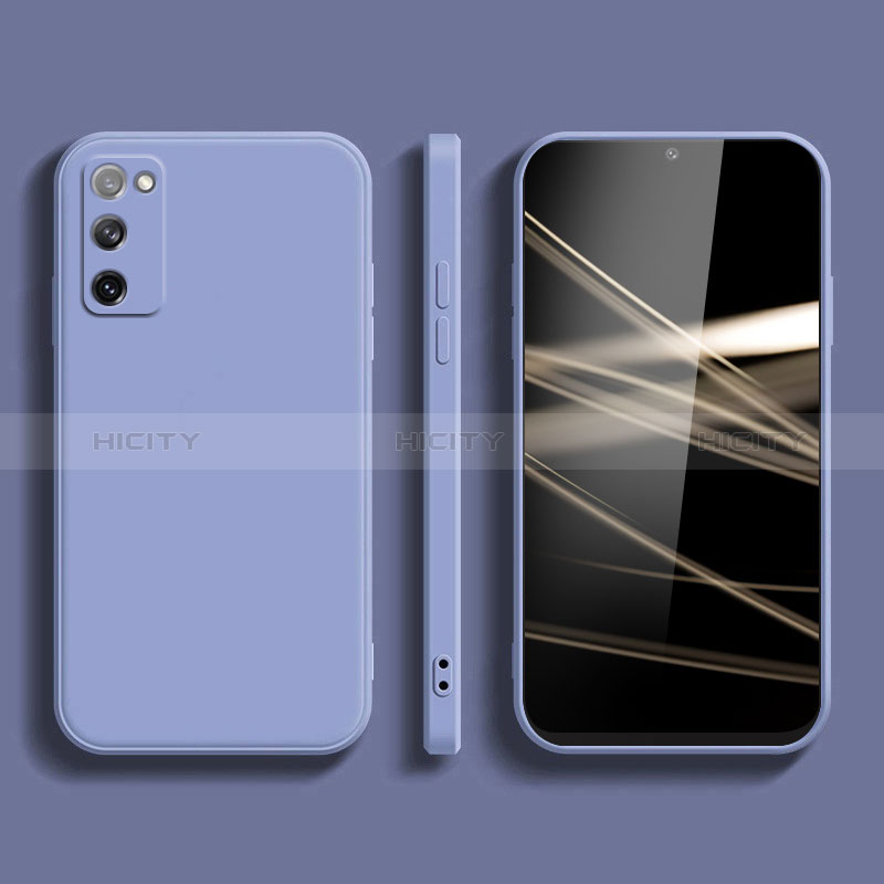 Silikon Hülle Handyhülle Ultra Dünn Flexible Schutzhülle 360 Grad Ganzkörper Tasche S03 für Samsung Galaxy S20 FE 4G